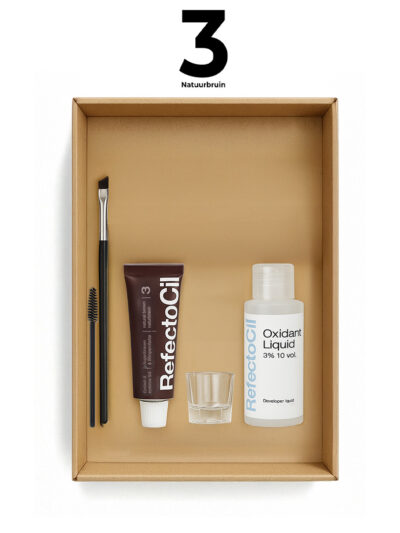 Refectocil Wimper & Wenkbrauw Verf Kit – 3 Natuurbruin (Normaal)