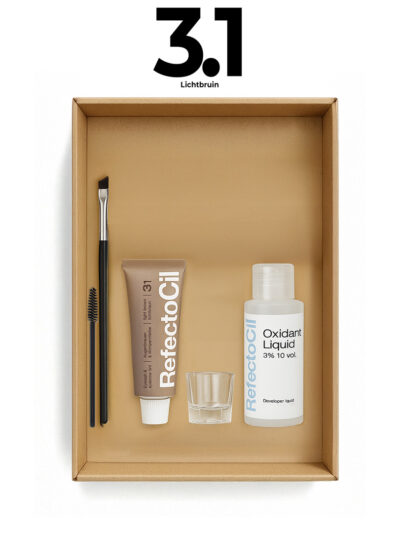 Refectocil Wimper & Wenkbrauw Verf Kit – 3.1 Lichtbruin (Normaal)