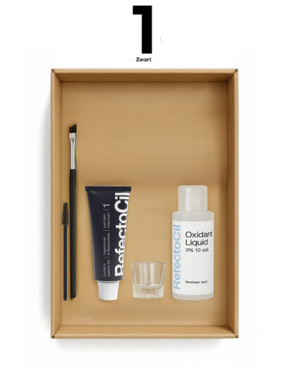 Refectocil Wimper & Wenkbrauw Verf Kit – 1 Zwart (Normaal)